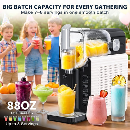 Premium 88oz Frozen Drink & Slushie Maker | No Ice Needed | 7 Preset Programs | Self-Cleaning