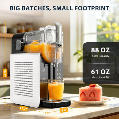 Premium 88oz Frozen Drink & Slushie Maker | No Ice Needed | 7 Preset Programs | Self-Cleaning