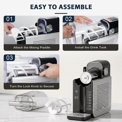 Premium 88oz Frozen Drink & Slushie Maker | No Ice Needed | 7 Preset Programs | Self-Cleaning