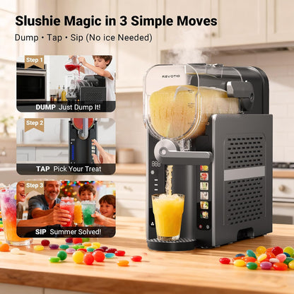 Premium 88oz Frozen Drink & Slushie Maker | No Ice Needed | 6 Presets | Auto-Clean