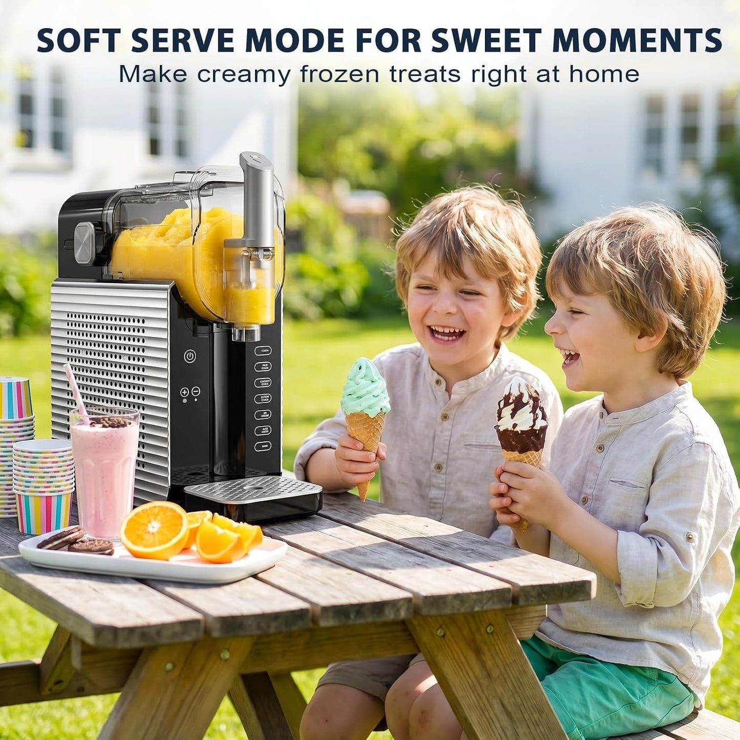 Premium 88oz Frozen Drink & Slushie Maker | No Ice Needed | 7 Preset Programs | Self-Cleaning