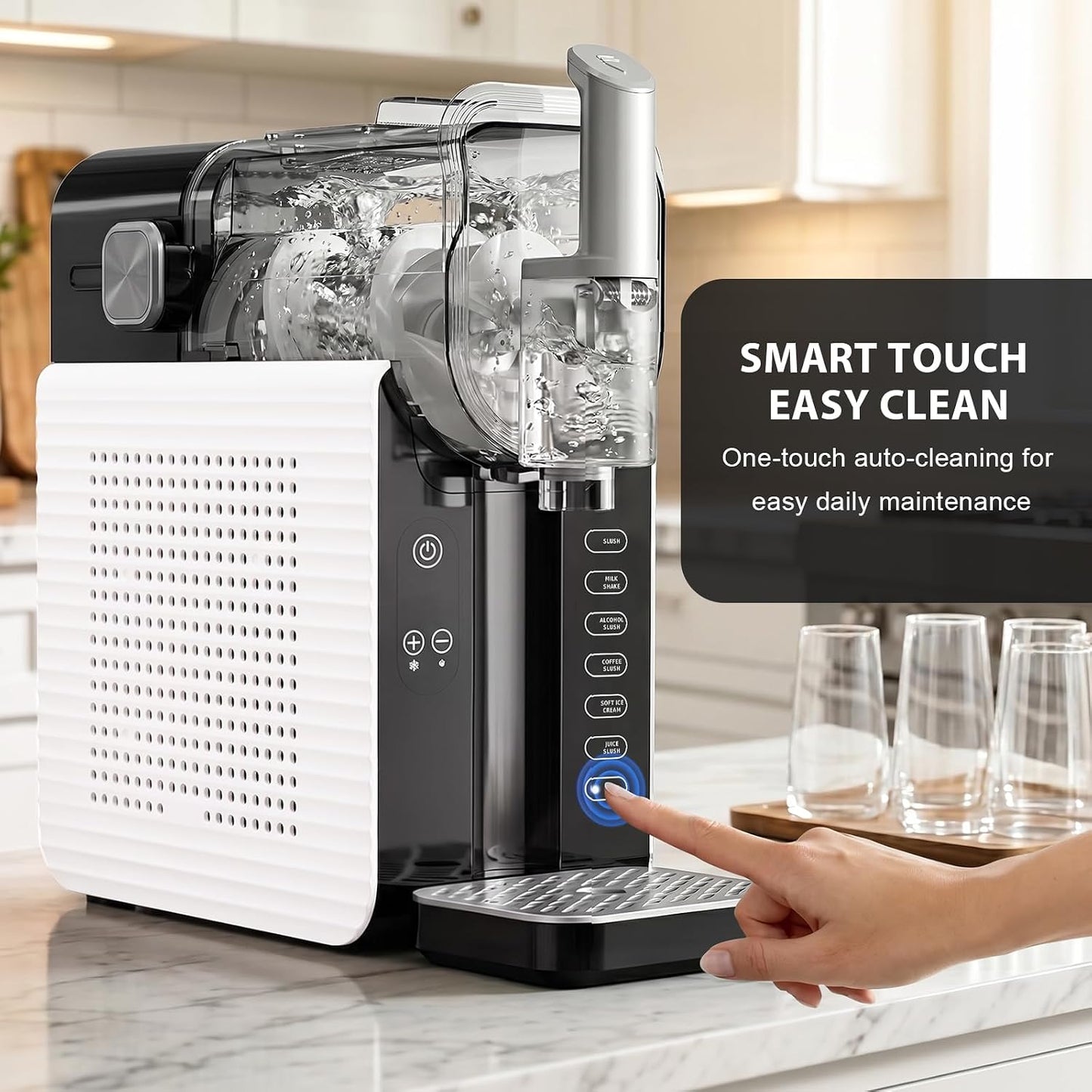 Premium 88oz Frozen Drink & Slushie Maker | No Ice Needed | 7 Preset Programs | Self-Cleaning